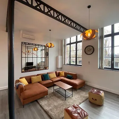 Magnifique Loft 4 Chambres Avec Parking Interieur Roubaix Exterior foto